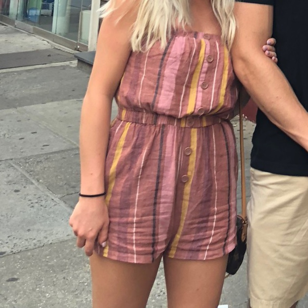 Strapless Urban Outfitters romper